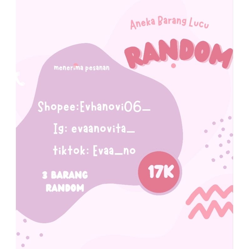 17ribu dapat 3 barang Random | Aesthetic | lucu | accessoris murah|