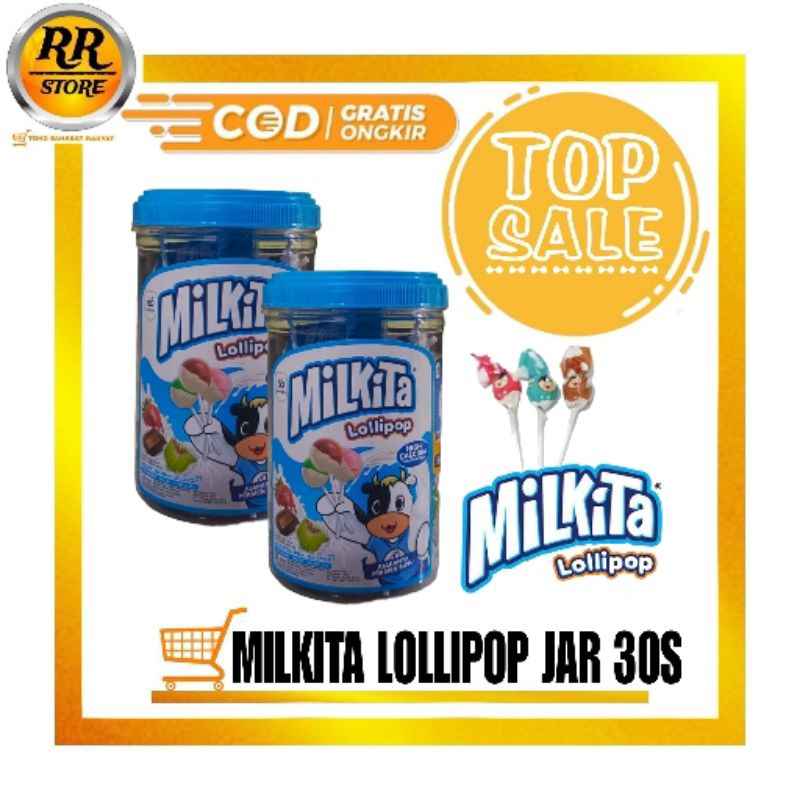 

MILKITA Lolipop Candy Toples 30s