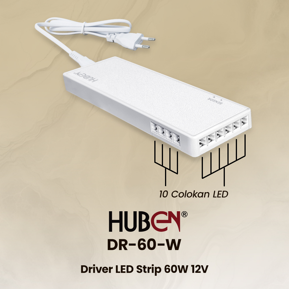 DR-60-W - HUBEN / DRIVER LED STRIP 12V HUBEN / Driver Led Strip 12V