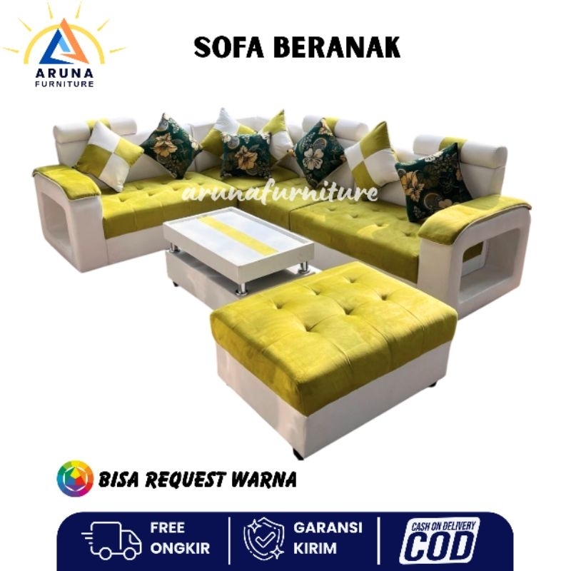 Sofa Sudut Beranak Sofa L Sudut Sofa Tamu Kursi Ruang Tamu Minimalis