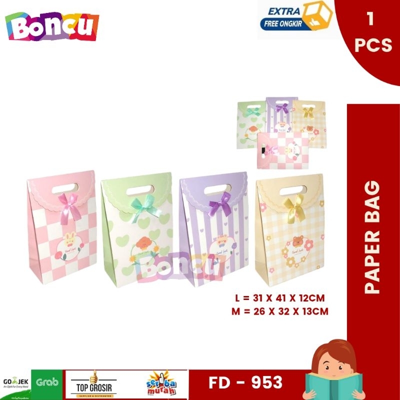 

Paper Bag Pita / PaperBag Lucu Souvenir Cantik / PaperBag Kado / PaperBag Murah