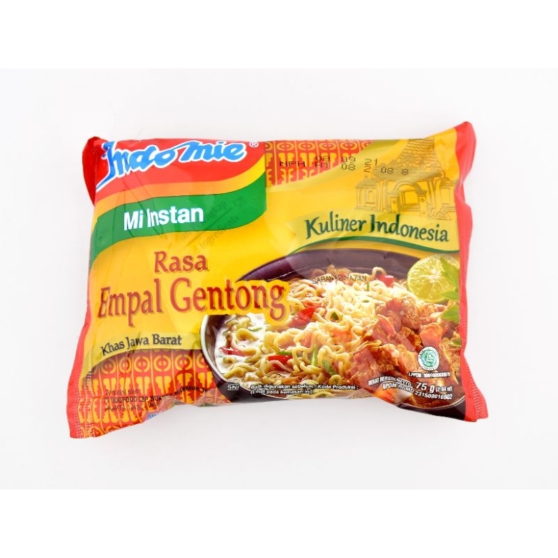 

ISI 20 PCS INDOMIE RASA EMPAL GENTONG KHAS JAWA BARAT SETENGAH DUS