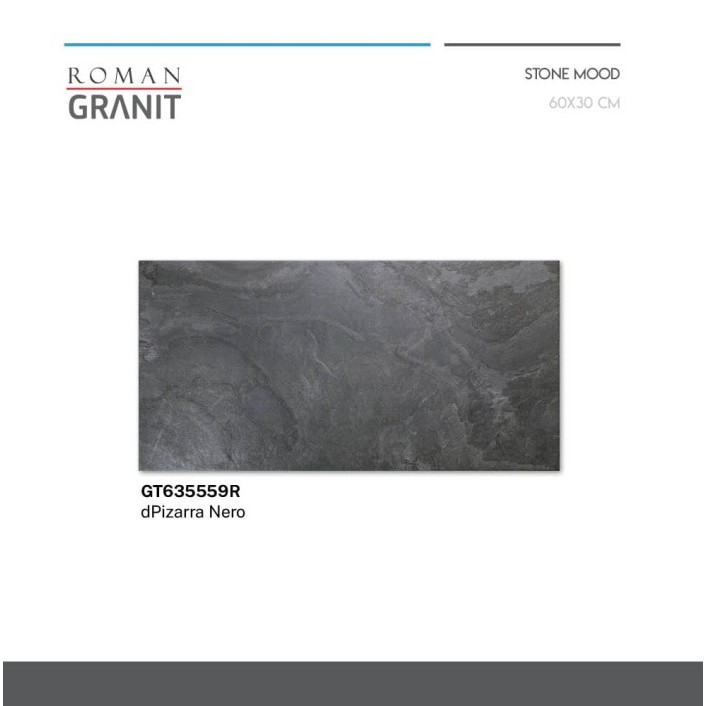 ROMAN GRANIT dPizarra Nero 60X30 GT635559R ROMAN GRANIT