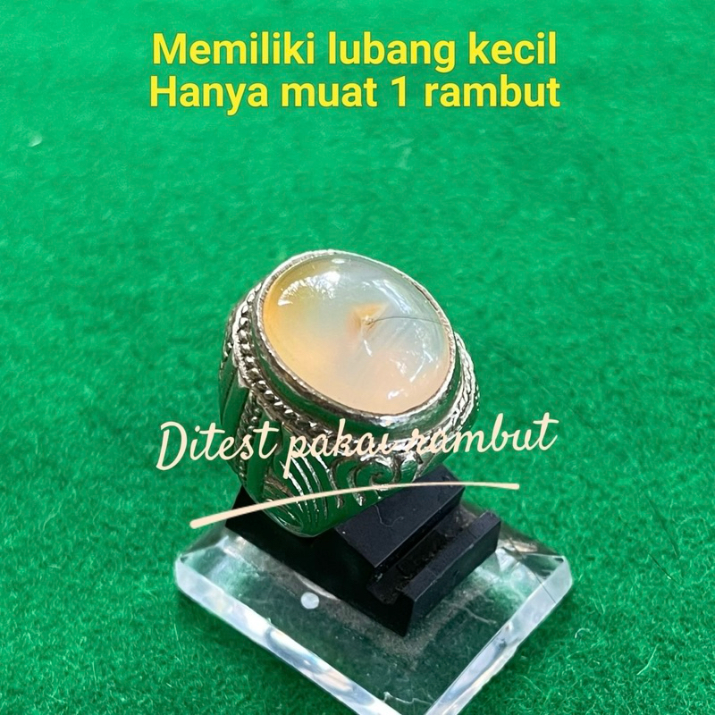 Batu akik combong lubang serambut - keunikan alami yang bernilai tinggi / batu akik combong / batu c