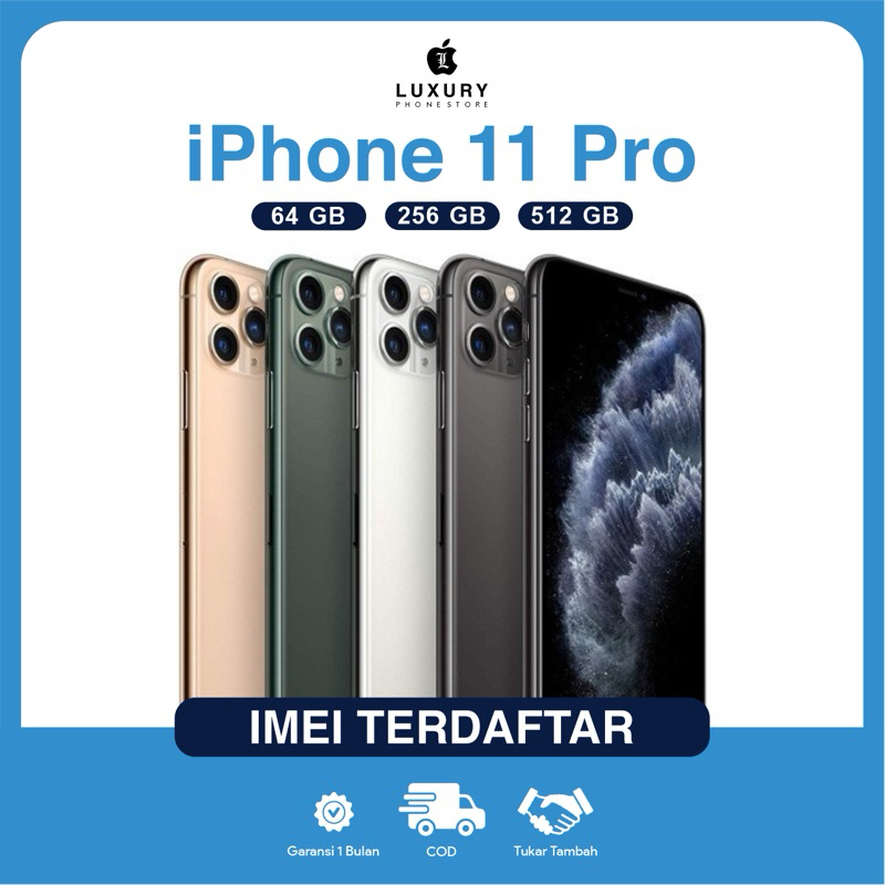 iPhone 11 Pro second inter imei terdaftar Beacukai Fullset