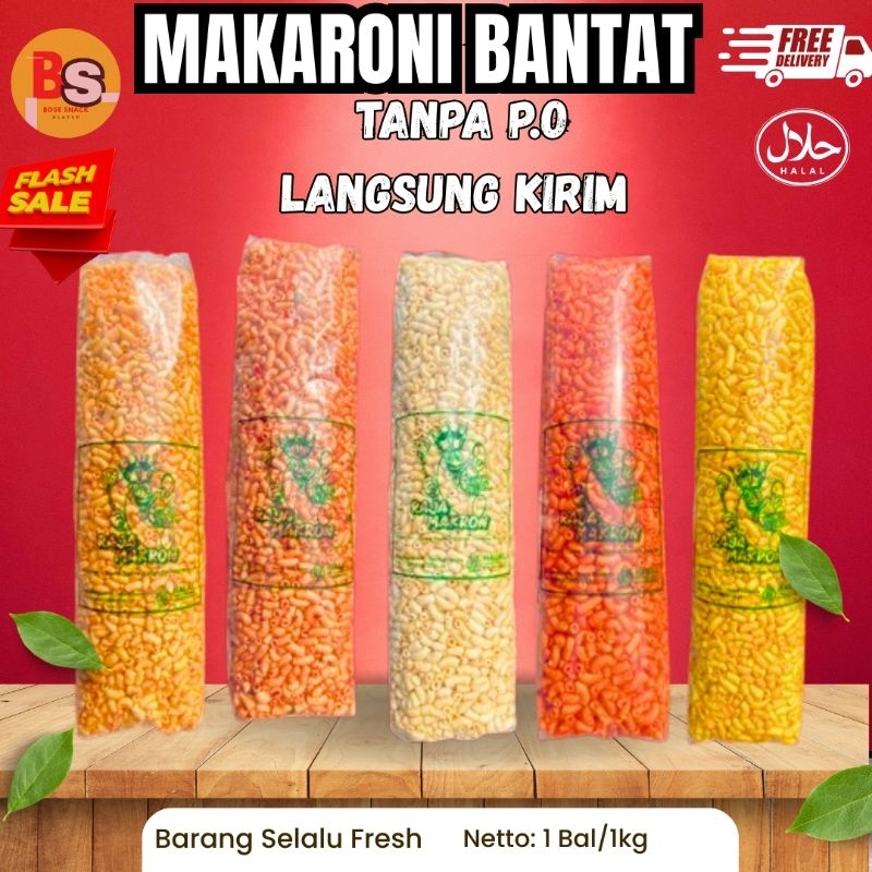 

makaroni bantat3 rasa/makaroni bantat 1ball/makaroni bantat 1 kg/makaroni bantat jagung manis balado