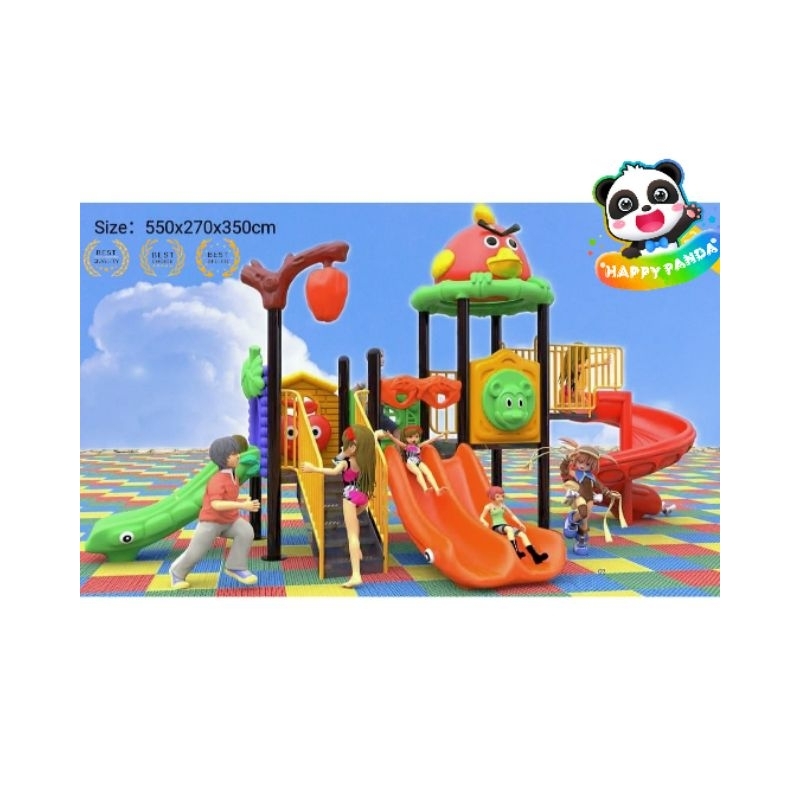 Wahana Playground Happy Panda/Playground outdoor