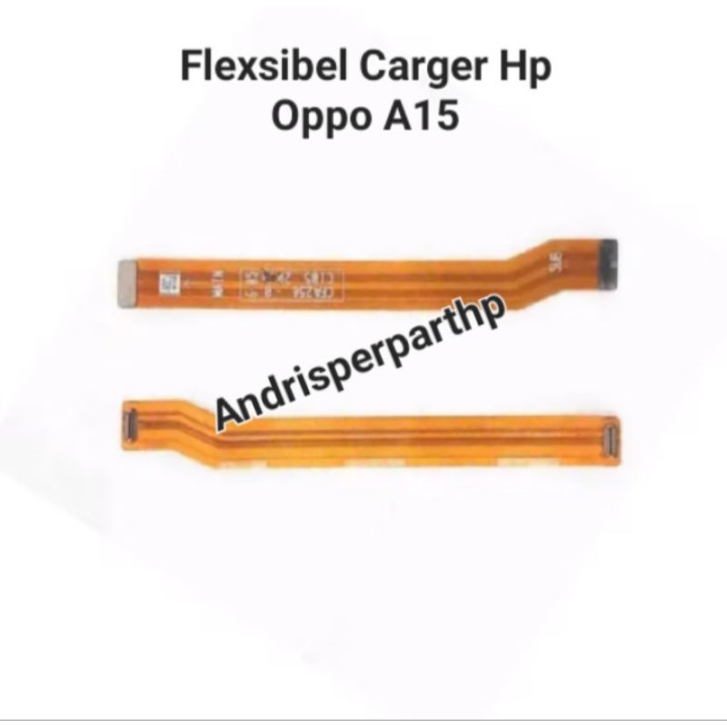 flexsibel charger conektor oppo a15 original