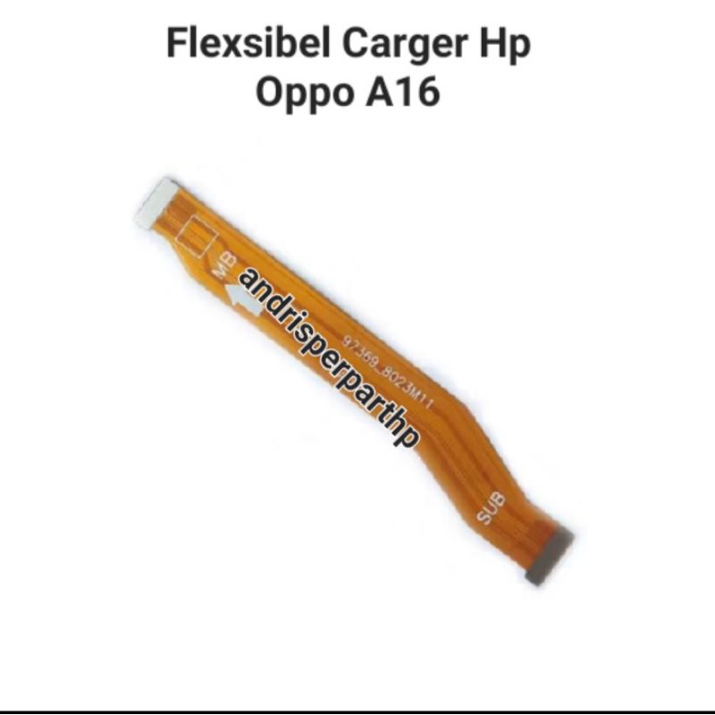 flexsibel charger conektor oppo a16 original