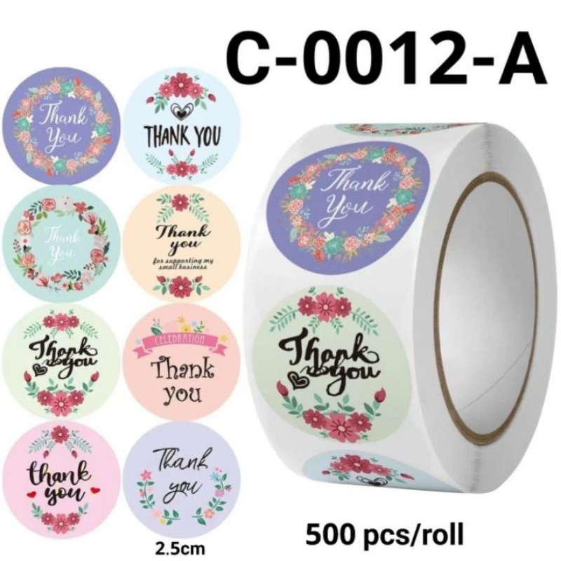 

Stiker thank you GRC-0012