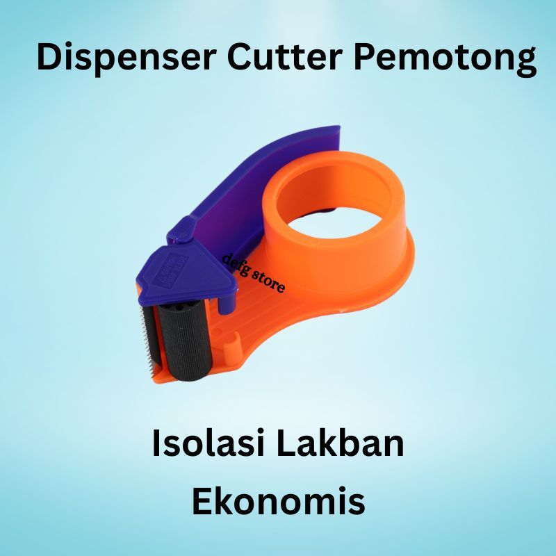Dispenser Cutter Pemotong Isolasi Lakban Tape Plastik Besar Dua Inch