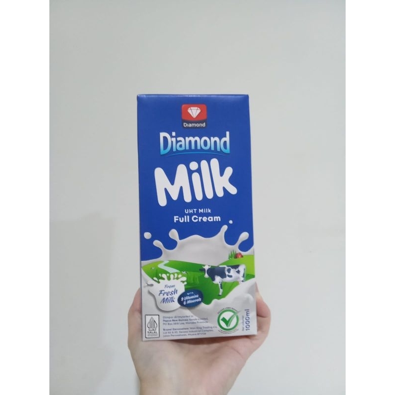 Susu Diamond UHT Fresh Milk 1 Liter Diamond Milk Full Cream