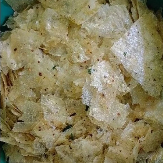 

Keripik Kaca Daun Jeruk Cabai Hijau