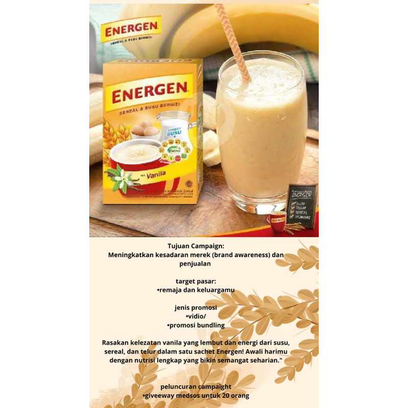 

Energen Vanilla