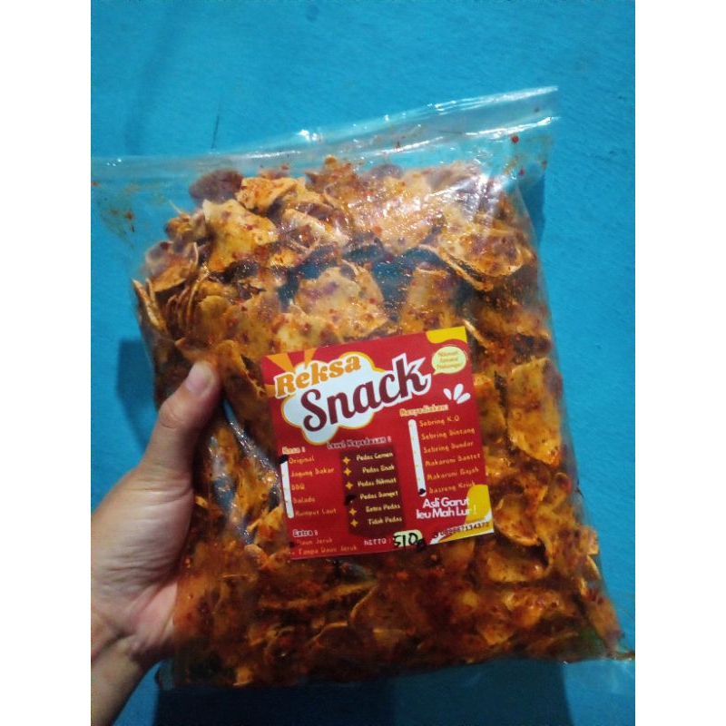 

Basreng Rs 250gr Nikmati Sensasi Pedasnya!