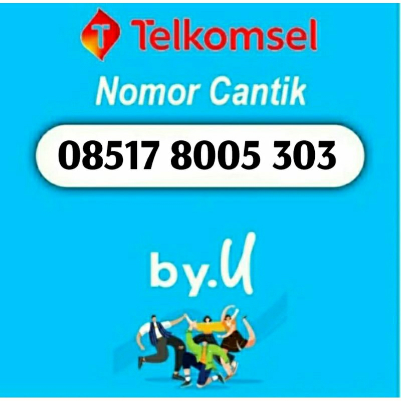 PERDANA TELKOMSEL BYU NOMOR CANTIK BYU 8005 303 8055 303 805 303 8005303 BOOS 303