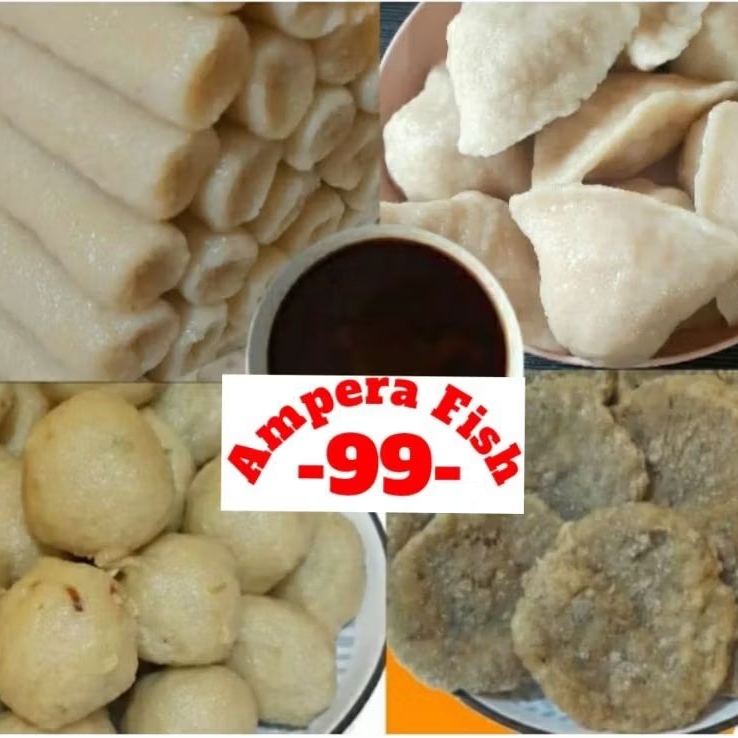 

Pempek Ampera, Pempek Ikan Tenggiri. Asli Palembang. 10 Pcs