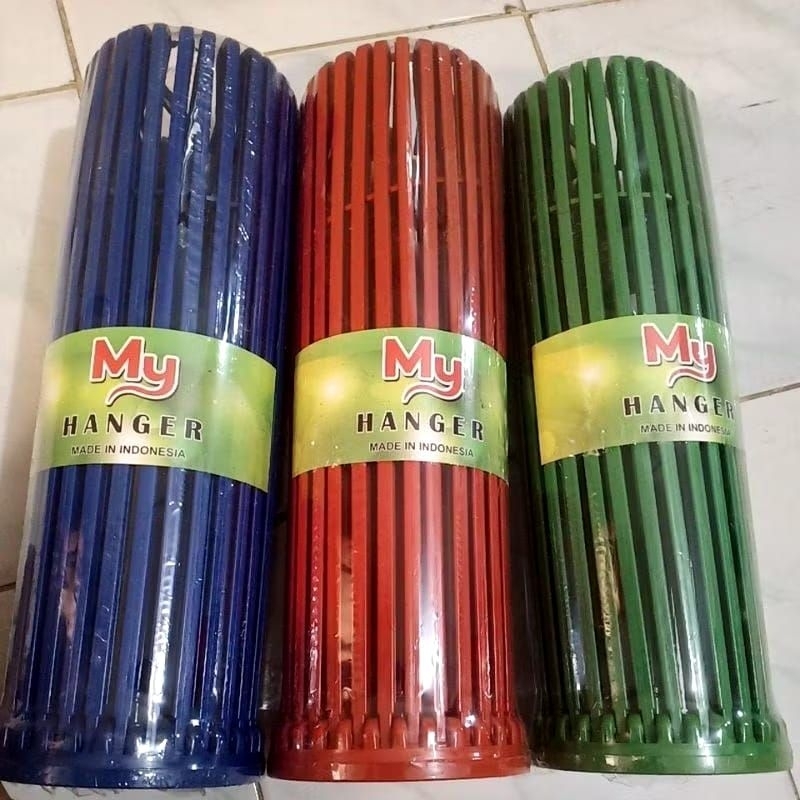 Folding Hanger 30 Stick / Gantungan Baju Bayi / Jemuran Baju Bayi / Jemuran Baju Bayi Bunder 30 Stic