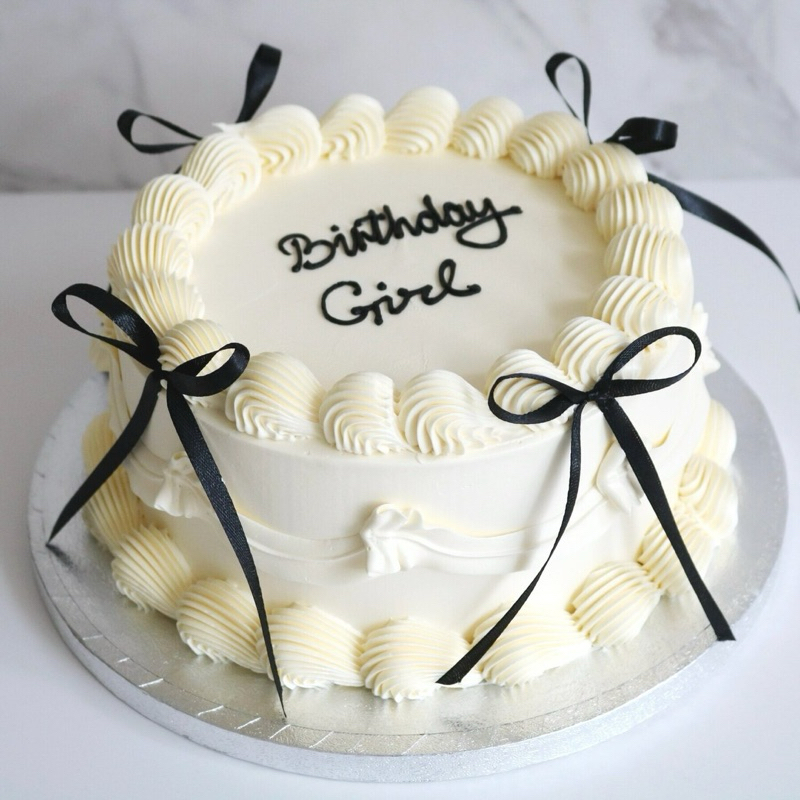 Topper Kue Pita Korea Ribbon Korean Cake Decoration Hiasan Kue Dekorasi Kue Ulang Tahun Cake Topper 