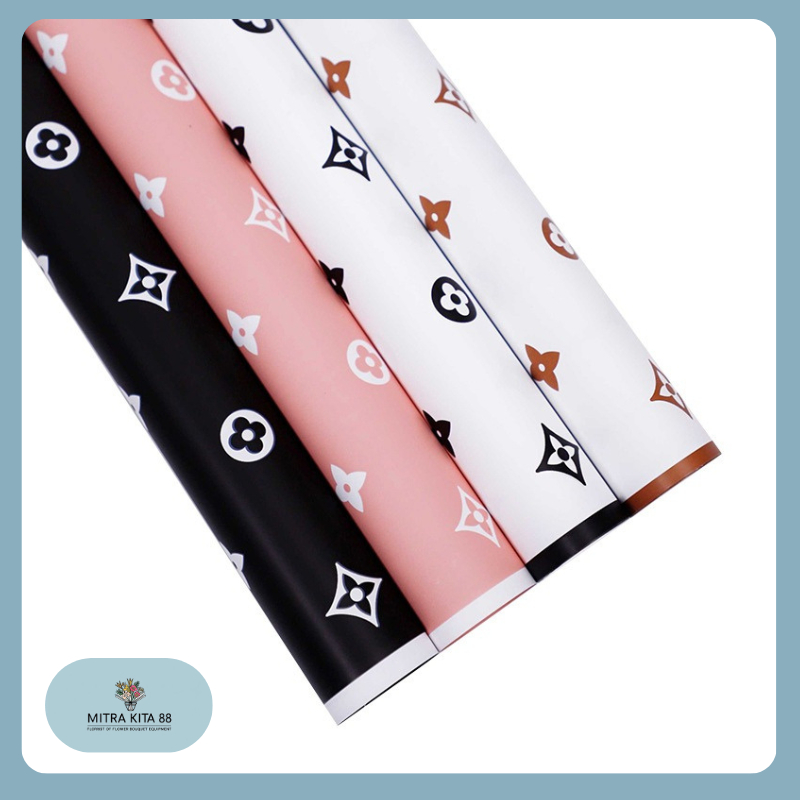 

Isi 20 LEMBAR Kerta Bunga Buket Branded Paper Flower Wrapping Bunga Cellophane KB120