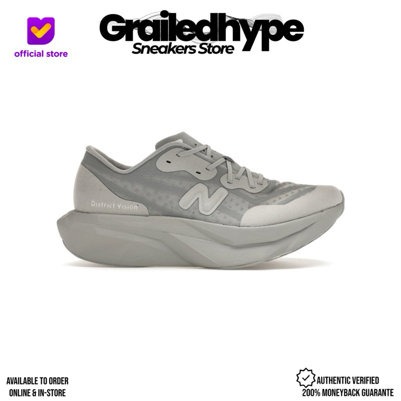 New Balance FuelCell Supercomp Elite V4 x District Vision Aluminum Grey | MRCELVD4 (100% Original Re