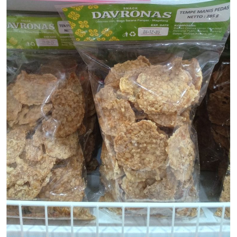 

Keripik Tempe Manis Pedas 285 gr