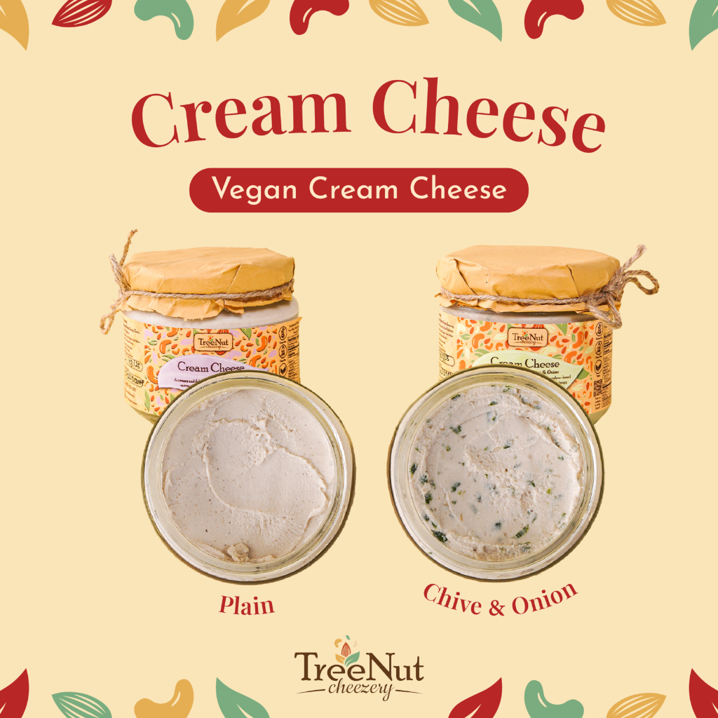 

Cream Cheese Vegan Lembut Gurih – Plant-Based Krim Cheese Nabati – Vegetarian Food | TreeNut Cheezey