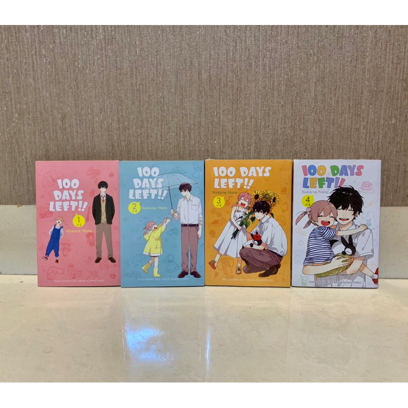 SET A - Komik Manga 100 Days Left 1,2,3,4 by Kokone Nata