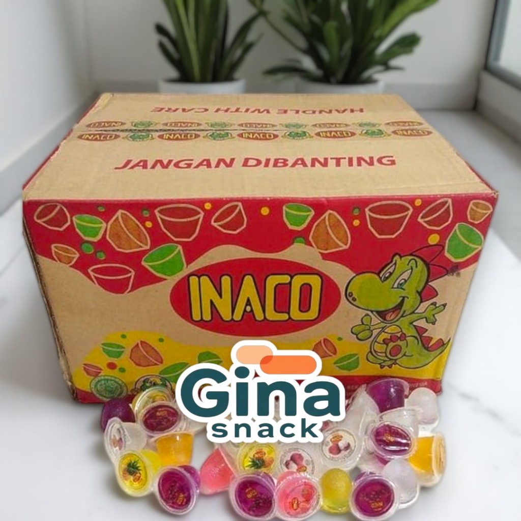 

Agar Inaco Mini Cup Jelly Segar Nata de Coco Rasa Buah | Camilan Sehat Anak & Keluarga by Gina Snack