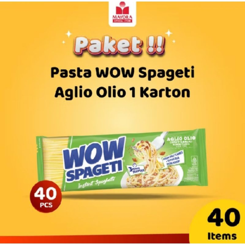 

WOW SPAGHETTI AGLIO ALIO 1 KARTON