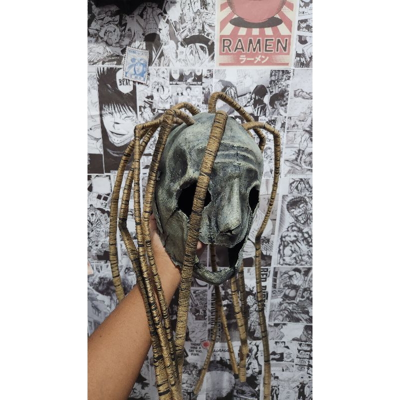 Topeng Slipknot Corey Taylor Self Titled Cosplay Mask Helmet Metal Band Halloween