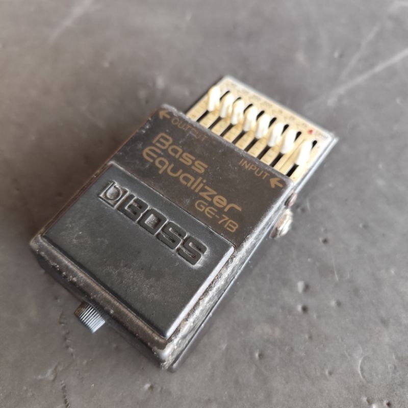 Boss GE 7B Bass Equalizer, Efek Bass, Gitar, Langka, sudah tidak di produksi lagi, not Boss GEB 7, G