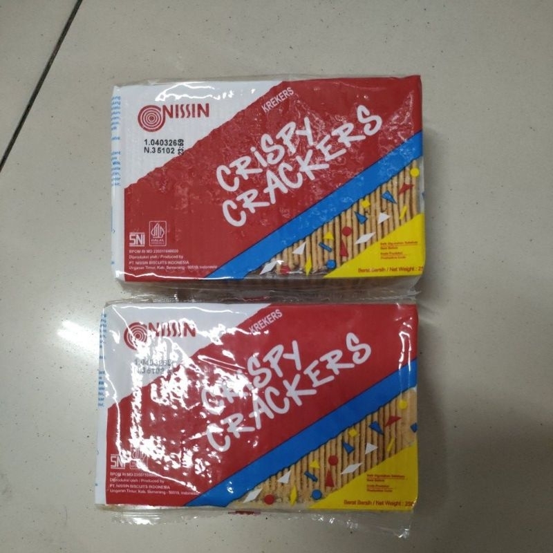 

Nissin crispy crakers 250gr