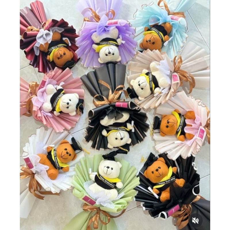 Buket Boneka Wisuda | Buket Boneka | Boneka Wisuda | Kado Wisuda