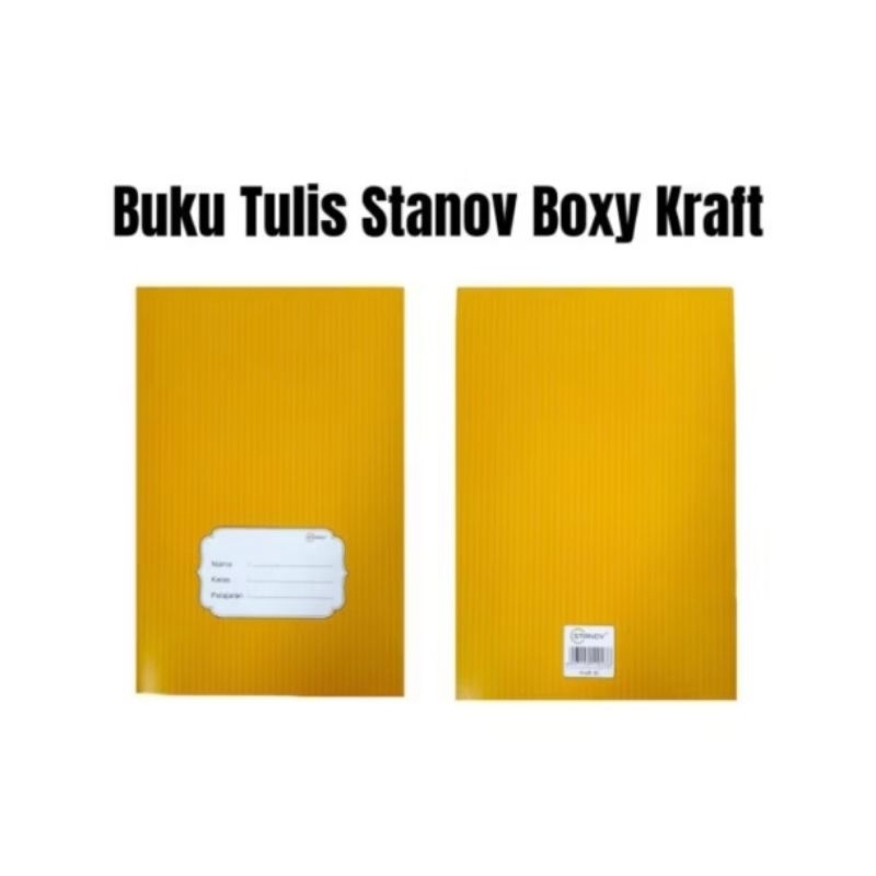 

Buku Tulis Boxy 36 lembar / 42 lembar STANOV (10pcs) Kraft