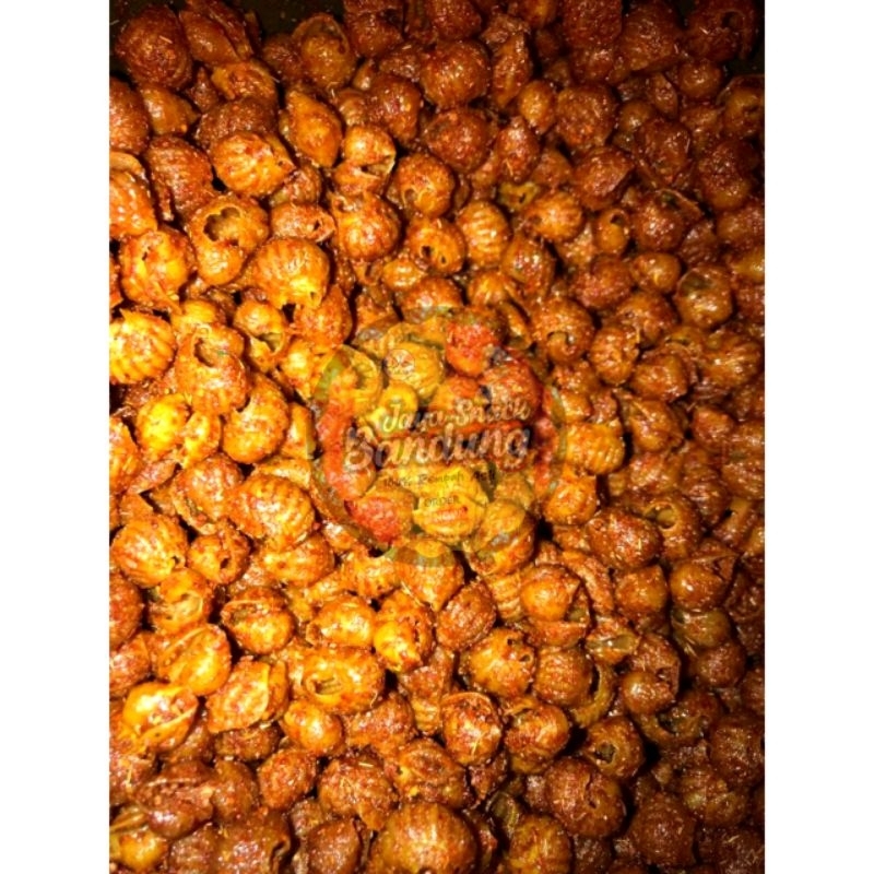

MAKARONI CANGKANG KEONG PEDAS DAUN JERUK MANTUL 500gr