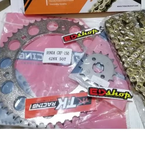 gear SET CRF 47 TK RACING CRF150 CROSS 150 SL SUPERMOTO 48 49 50 GOLD GER GIR 428H BAJA NOT SSS