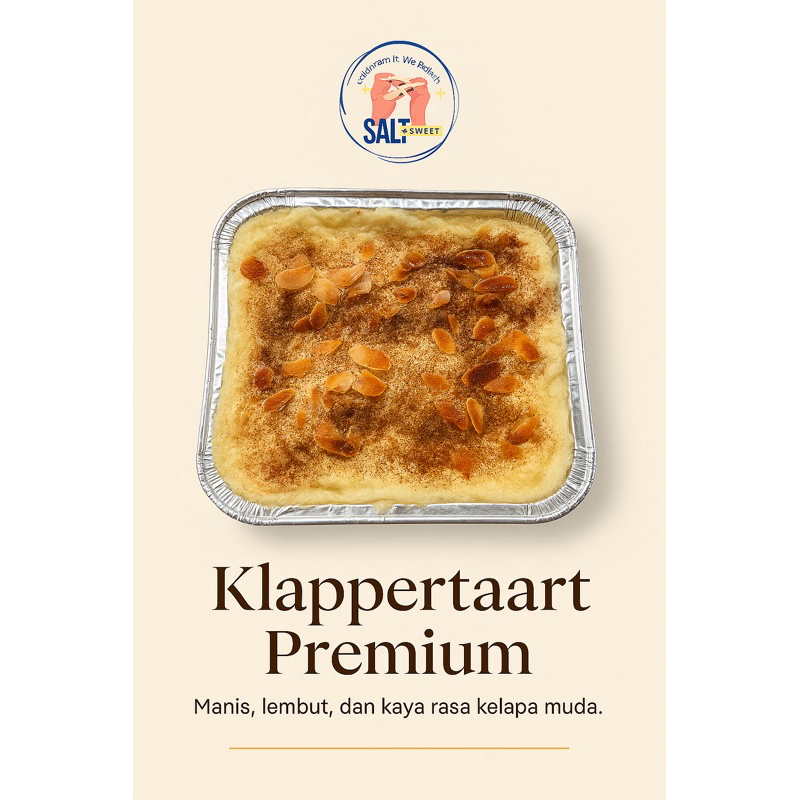 

Klappertaart (Pengiriman H+1)