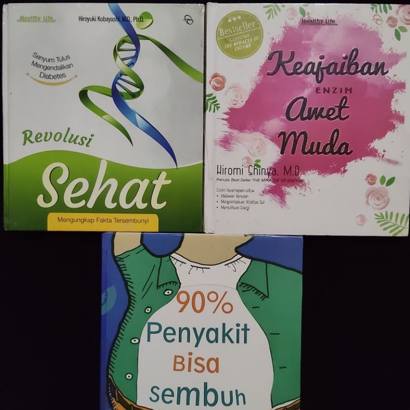 Buku Original • Mukjizat Enzyme Awet Muda / 90% Penyakit Bisa Sembuh / Revolusi Sehat - Self Healing