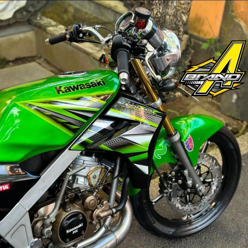 STRIPING ORI KAWASAKI NINJA SS 2013 HIJAU STIKER NINJA SS HIJAU STRIPING NINJA SS 2013 ORIGINAL KAWA