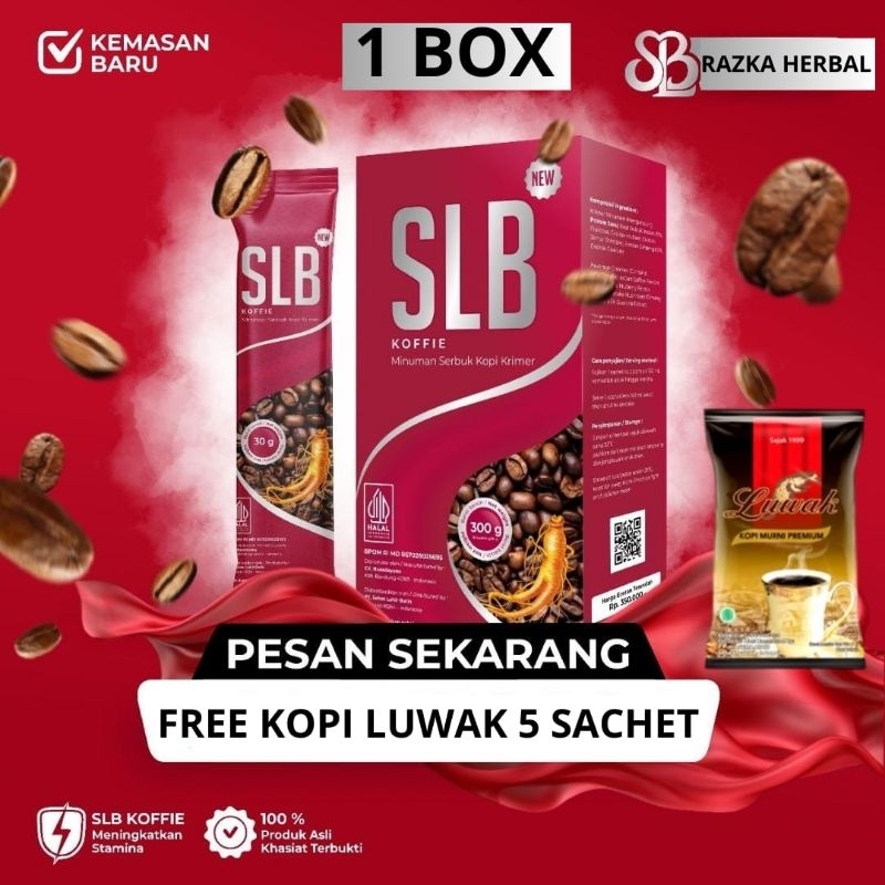 

NEW SLB KOFFIE ORIGINAL ( 1 BOX) FREE BONUS