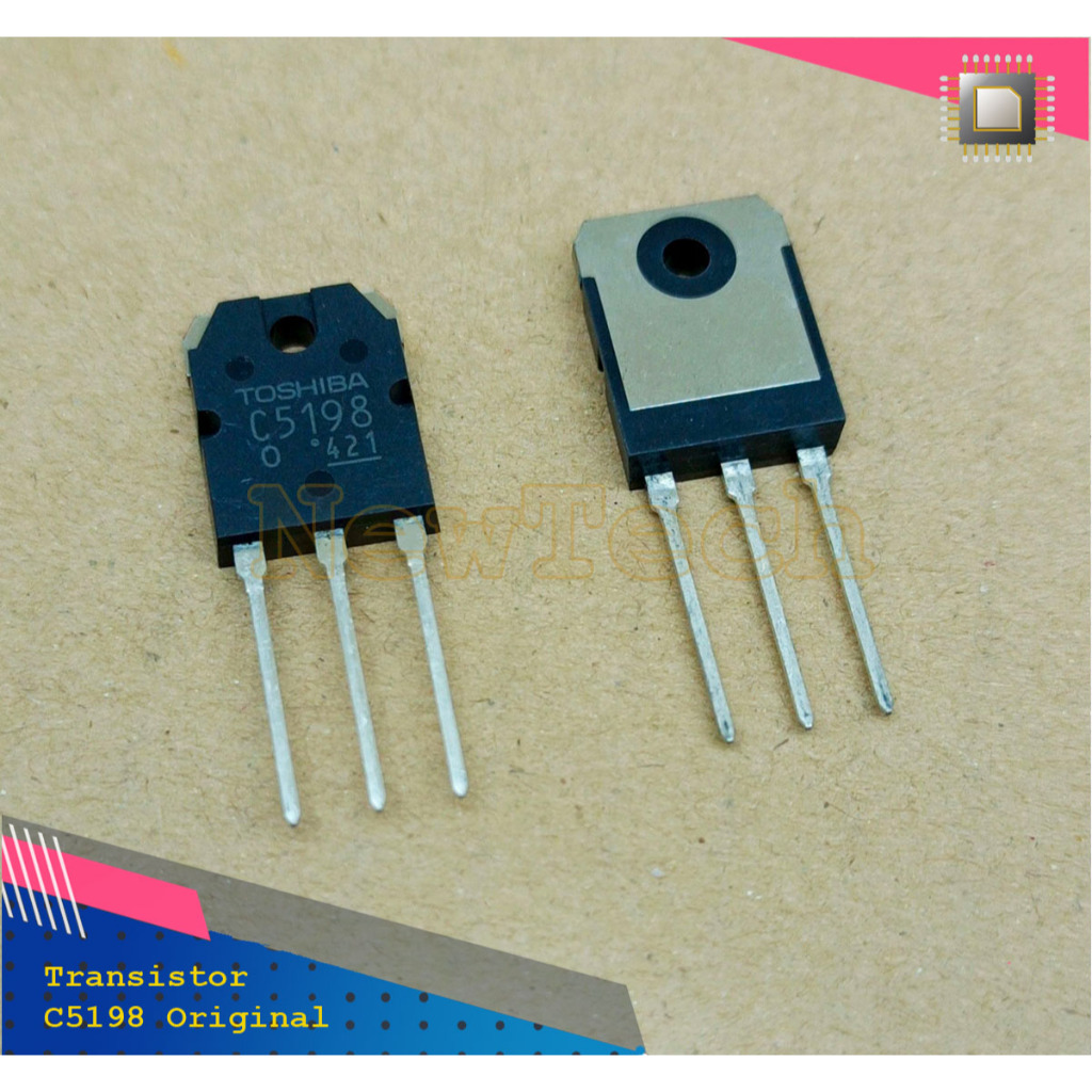 Transistor C5198 Ori Original 2SC5198 2SC C 5198 Tr Power Amplifier TOA Asli Bagus