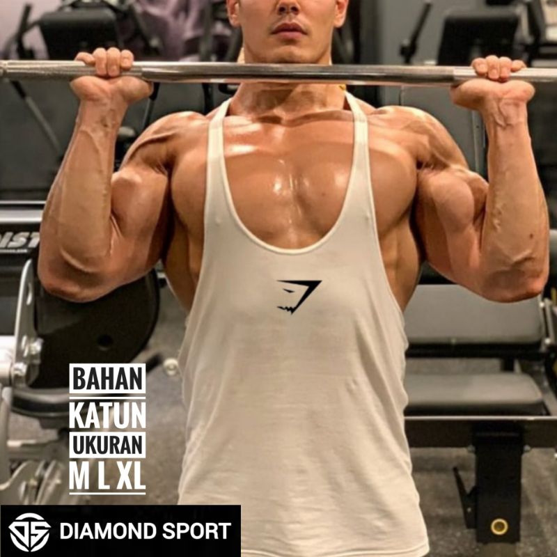 SINGLET GYM PRIA OLAHRAGA IMPORT / TANKTOP GYM PRIA / SINGLET GYM FITNESS RUNNING JOGGING TRAINING P