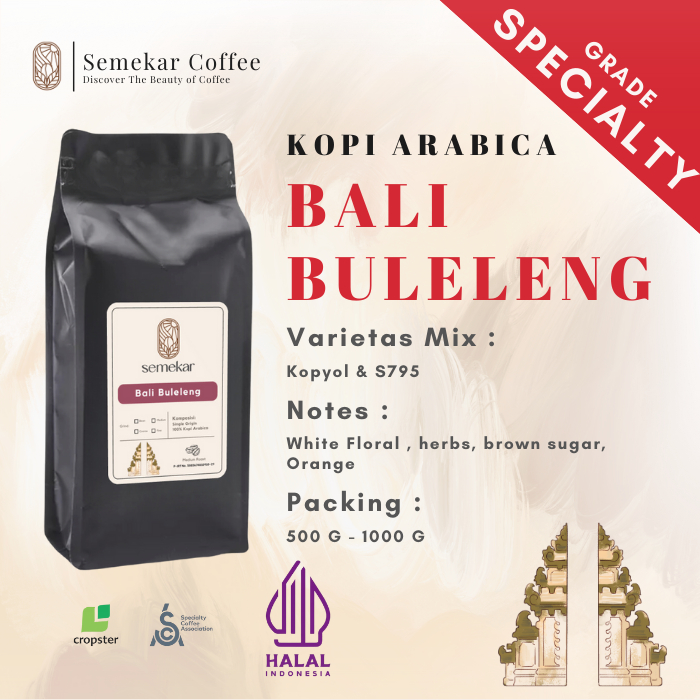 

Semekar Coffee - Kopi Bali Buleleng Arabica Specialty Roasted Beans - 500G & 1000G