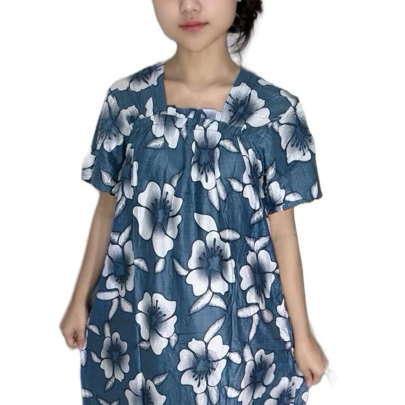 DASTER FUJI / Rayon Premium -busui - Daster Fuji rayon kerut - DASTER FUJI MOTIF BUNGA - DASTER FUJI