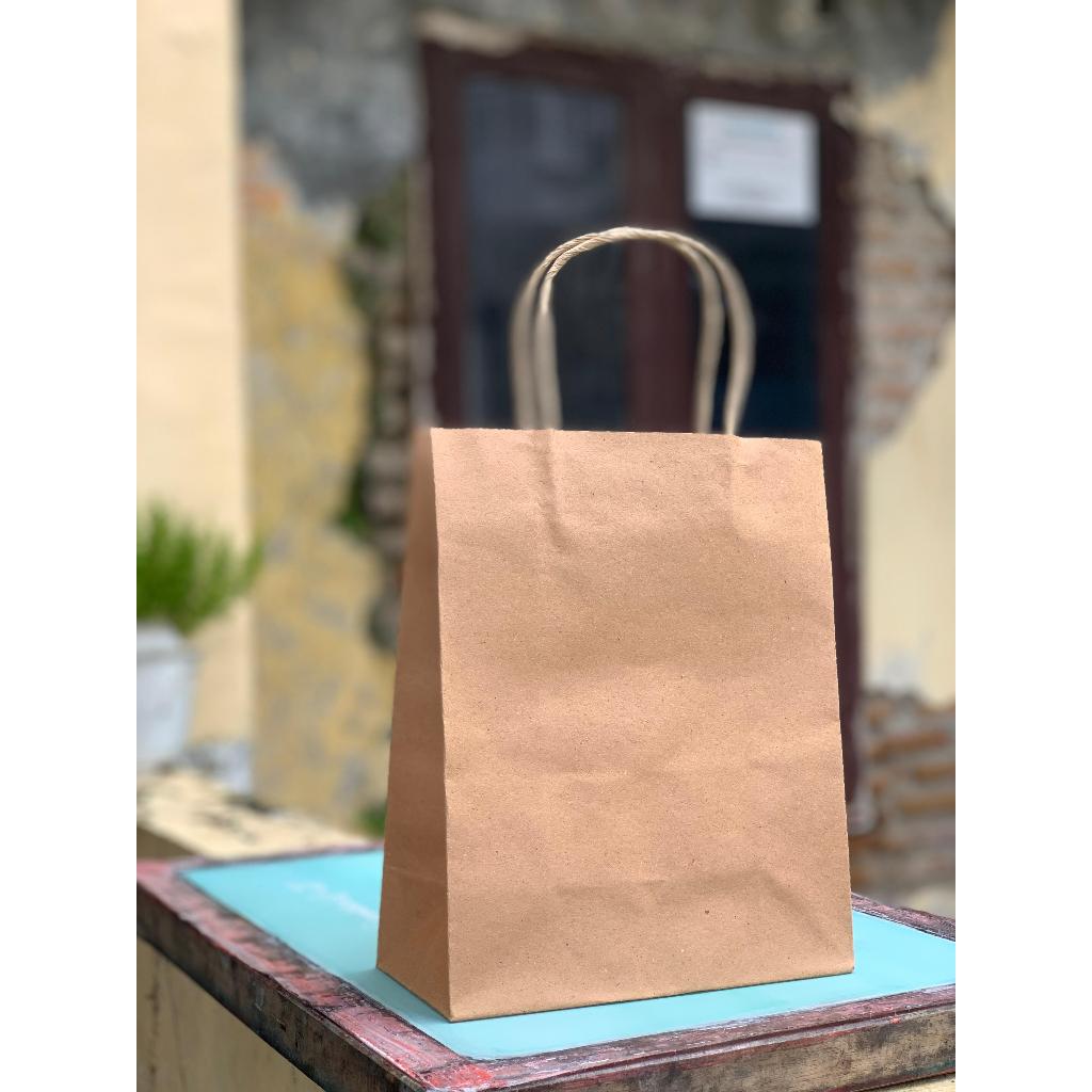 

(pesanan khusus) PAPERBAG COKLAT CUSTOM