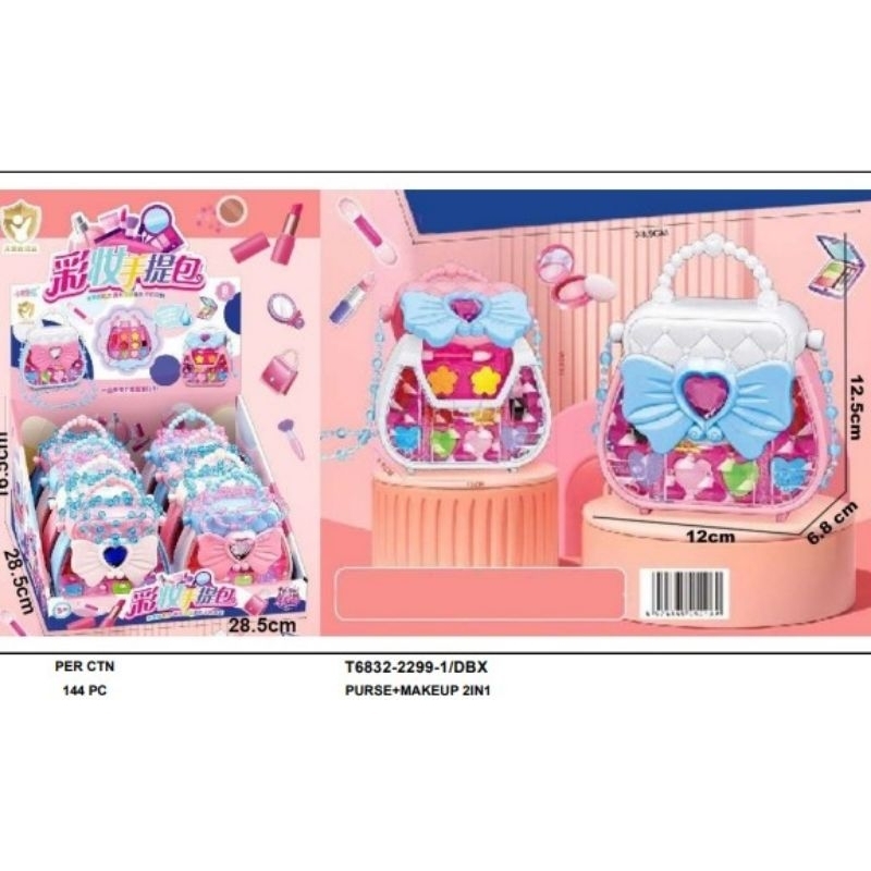Tas meke up dandan mainan cewek edukasi
