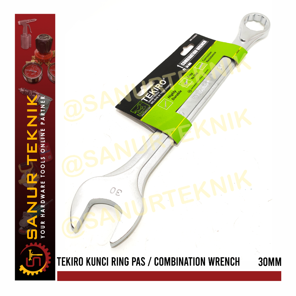 Kunci Ring Pas / Combination Wrench TEKIRO 30mm / 30 mm