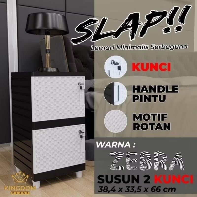 lemari susun 2/lemari plastik/lemari baju/pakaian/lemari kunci