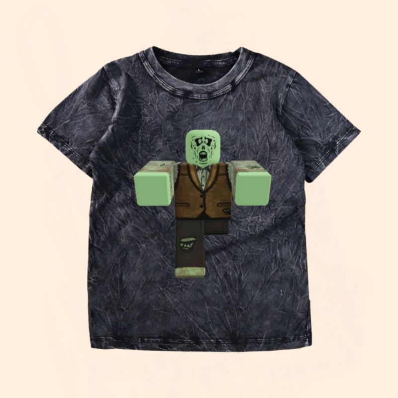 Kaos Washed anak dead rails zombie free nama